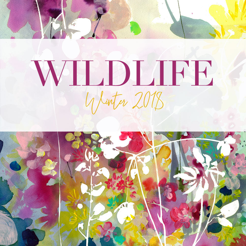 Wildlife Collection of original watercolour paintings by Ingrid Sanchez | Winter Collection 2018. 