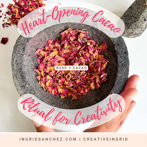 Roses & Cacao: A Small Ritual Before Painting