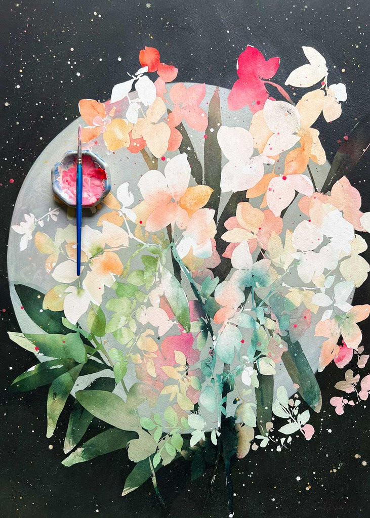 Moon Orchid, Original Art | Ingrid Sanchez