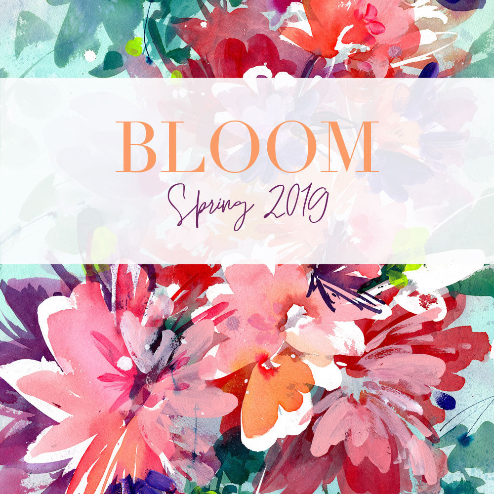 Bloom, spring collection 2019. Original Floral art by artist CreativeIngrid | Ingrid Sanchez in London.