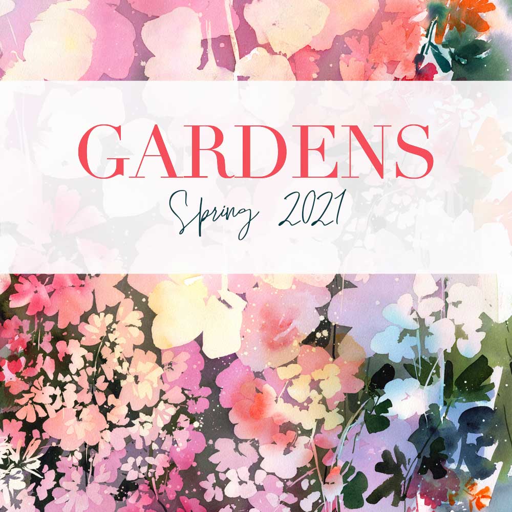 Gardens, Spring Art Collection London 2021 by Ingrid Sanchez, CreativeIngrid.