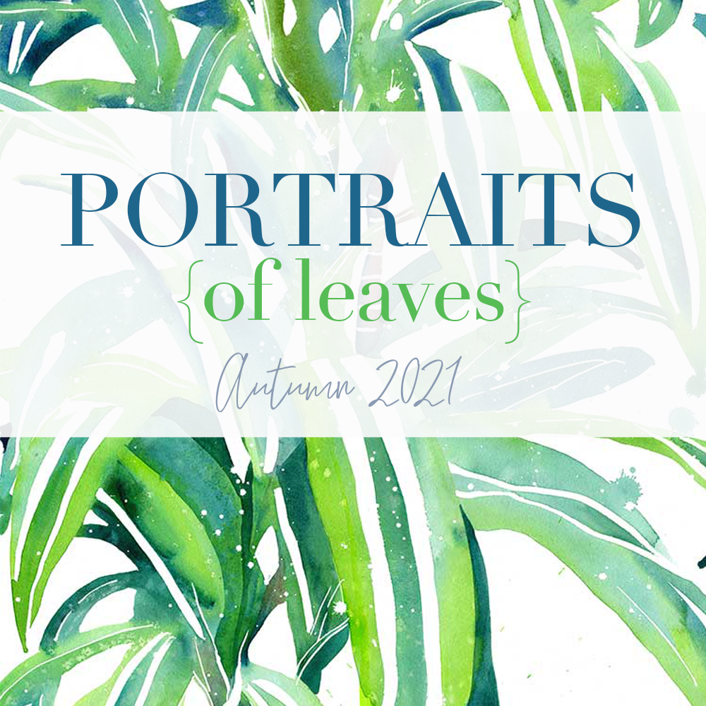 Portrait of leaves. Autumn Collection by Ingrid Sanchez. London 2021.