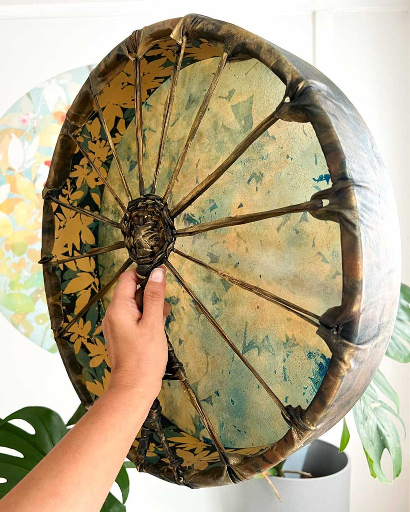 Shamanic drum, hand made in the UK by Ingrid Sanchez.