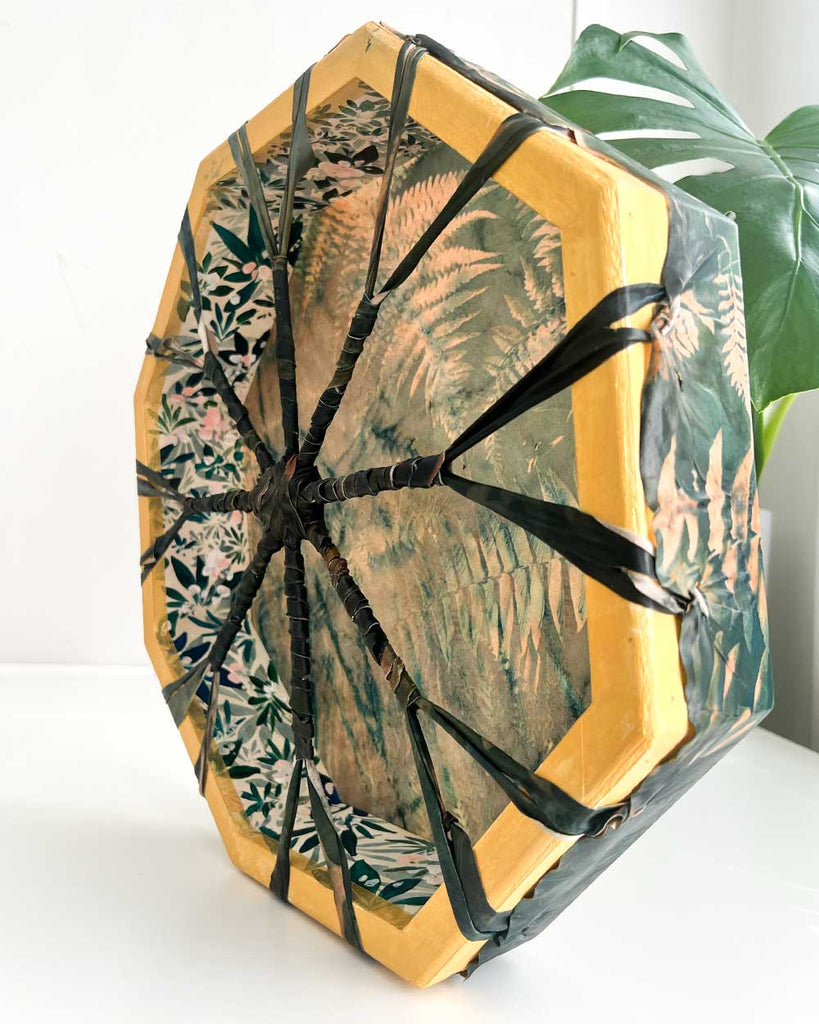 Octagonal 16" Shamanic Drum by Ingrid Sanchez
