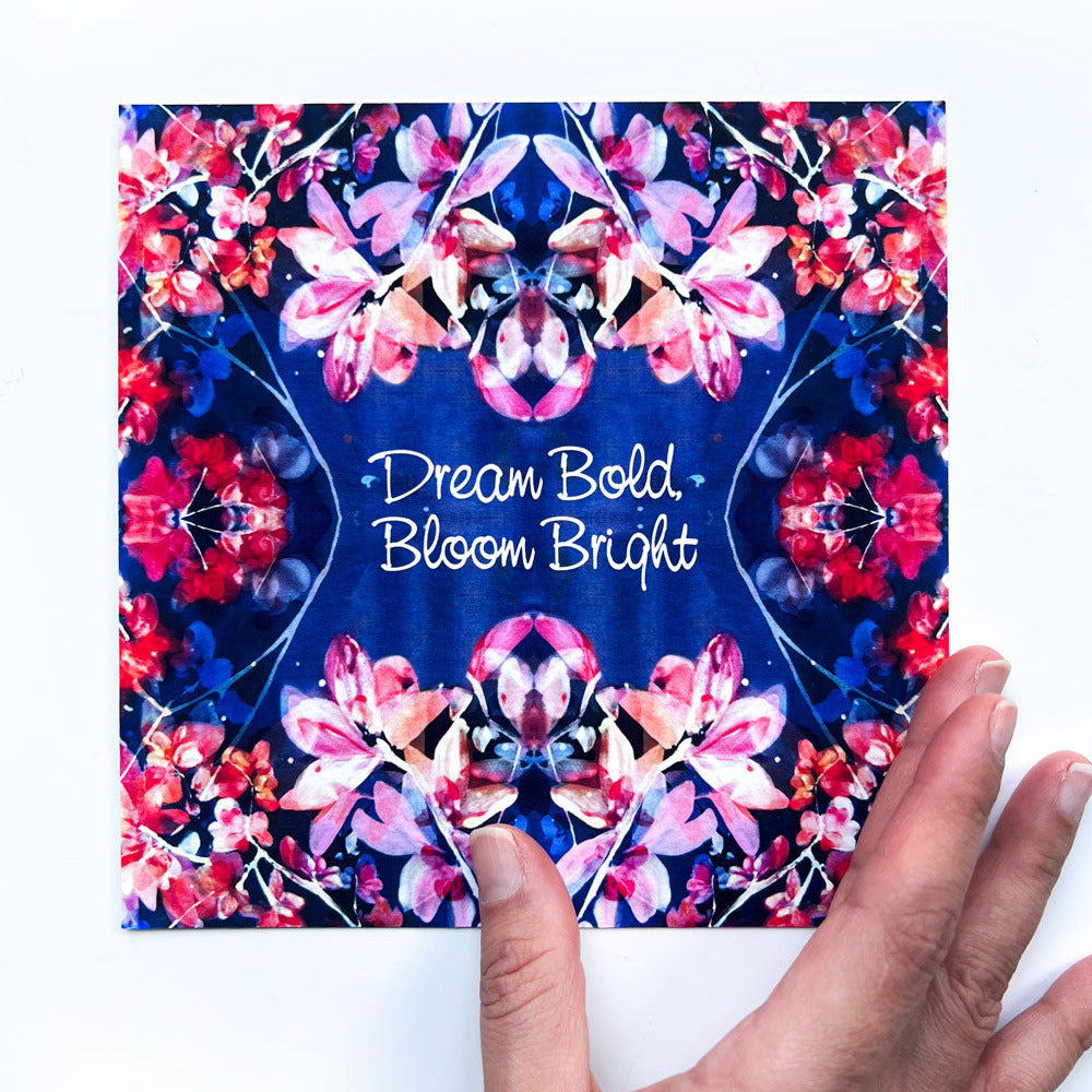 Dream Bold Bloom Bright, Art Print | CreativeIngrid