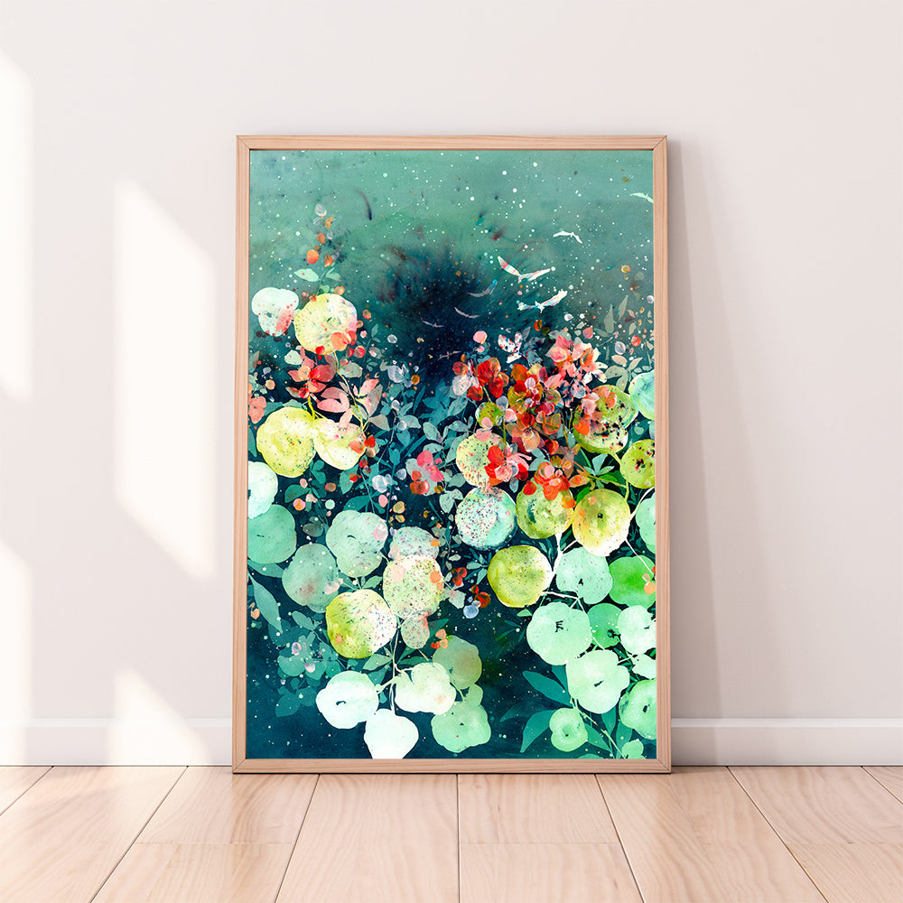 Dreamlike Blooms, Art Print | CreativeIngrid