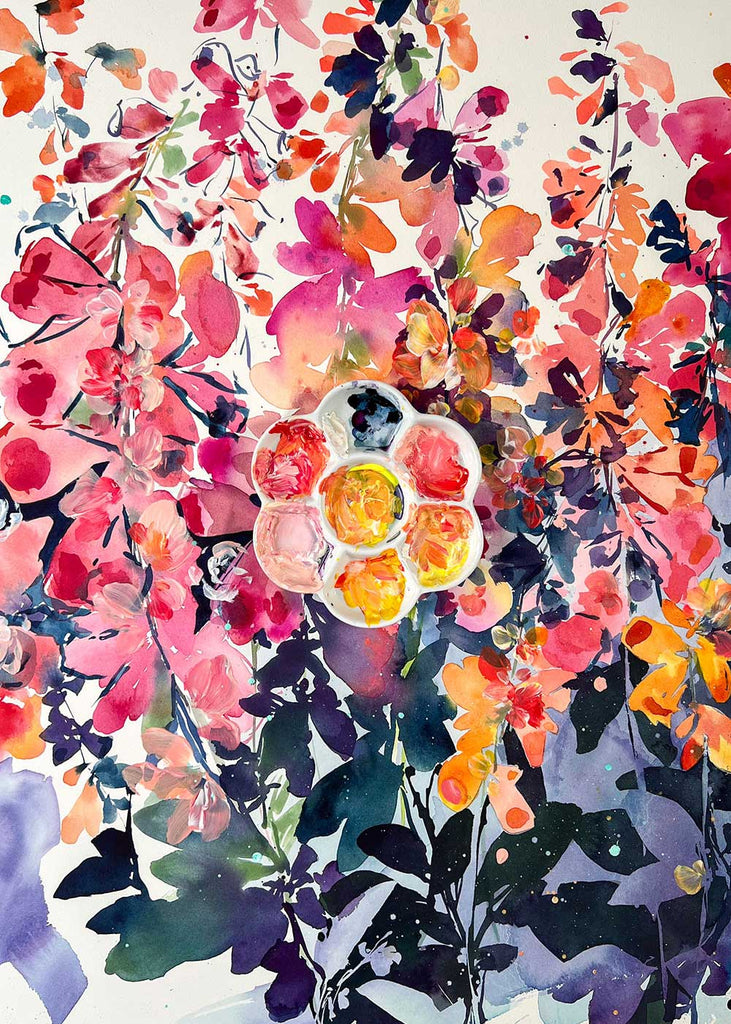 Foxglove Fields, Original Art | Ingrid Sanchez