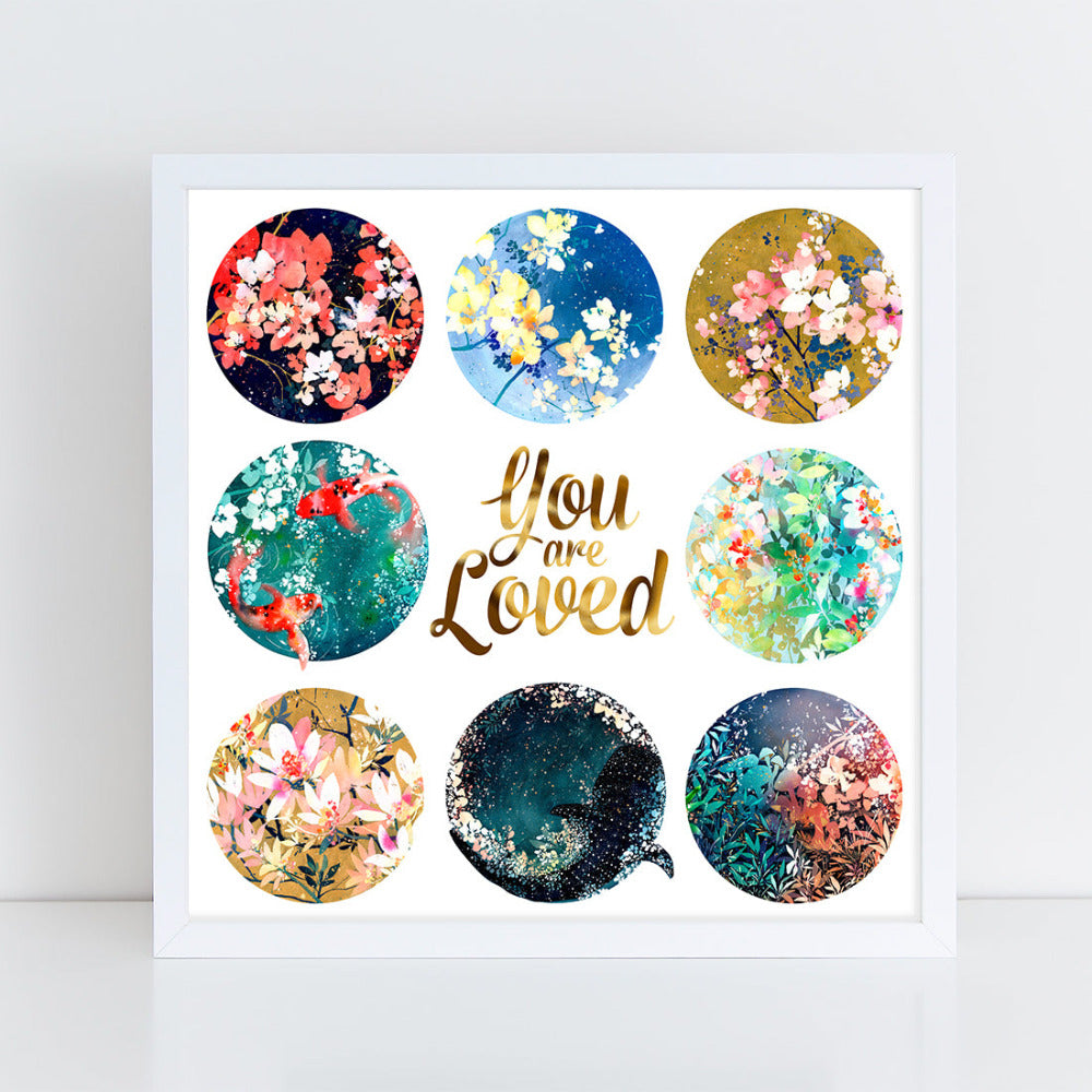You are loved, Art Print | CreativeIngrid