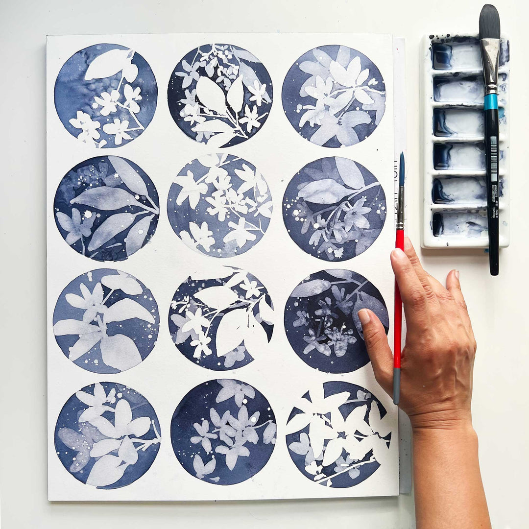 Online watercolor classes — Watercolor Foundations by CreativeIngrid