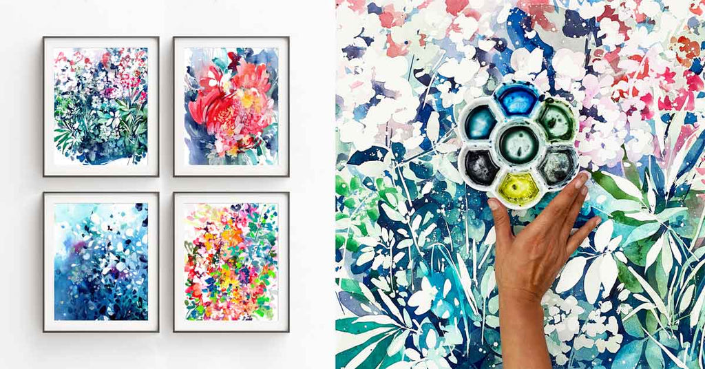 Modern Botanical Art Prints for Sale by Ingrid Sanchez | CreativeIngrid