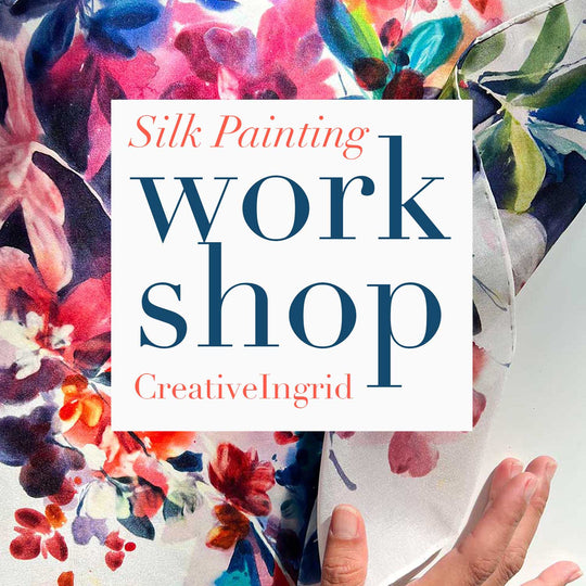 Silk Painting for Beginners in London - Private In-Person Workshop