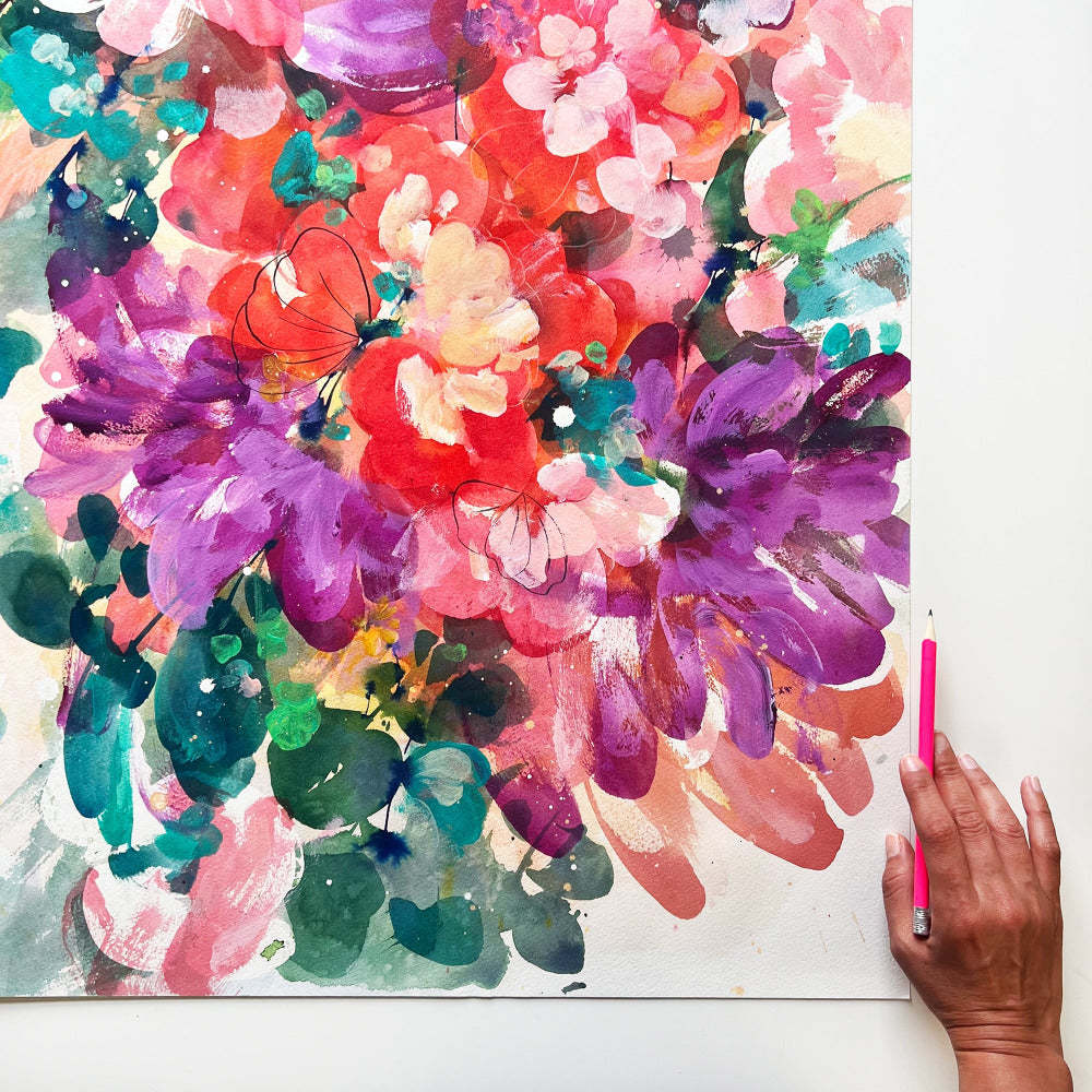 Bright Bloom, Original Art | Ingrid Sanchez