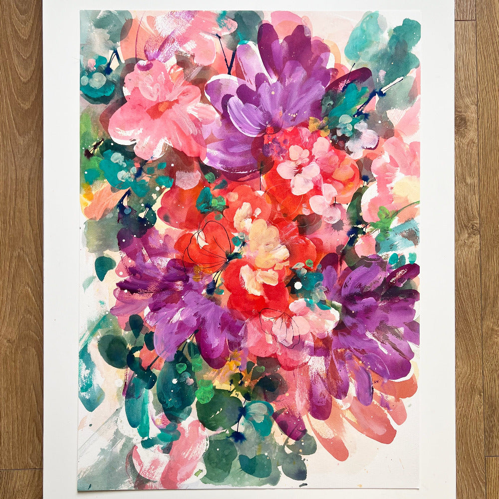 Bright Bloom, Spring art sale.