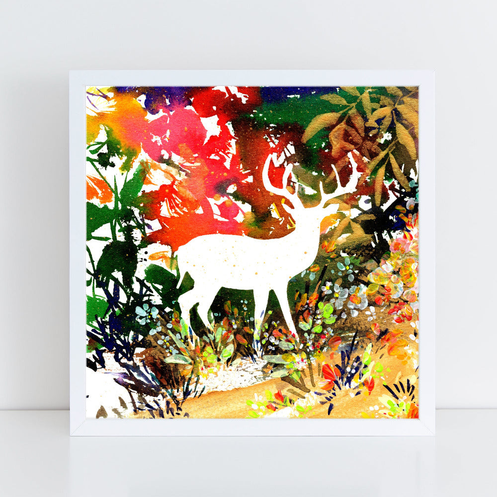 Deer Forest, Small Original | Ingrid Sanchez
