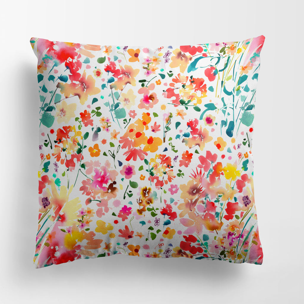 Nectar, Floral Cushion Cover | CreativeIngrid - CreativeIngrid | Ingrid Sanchez