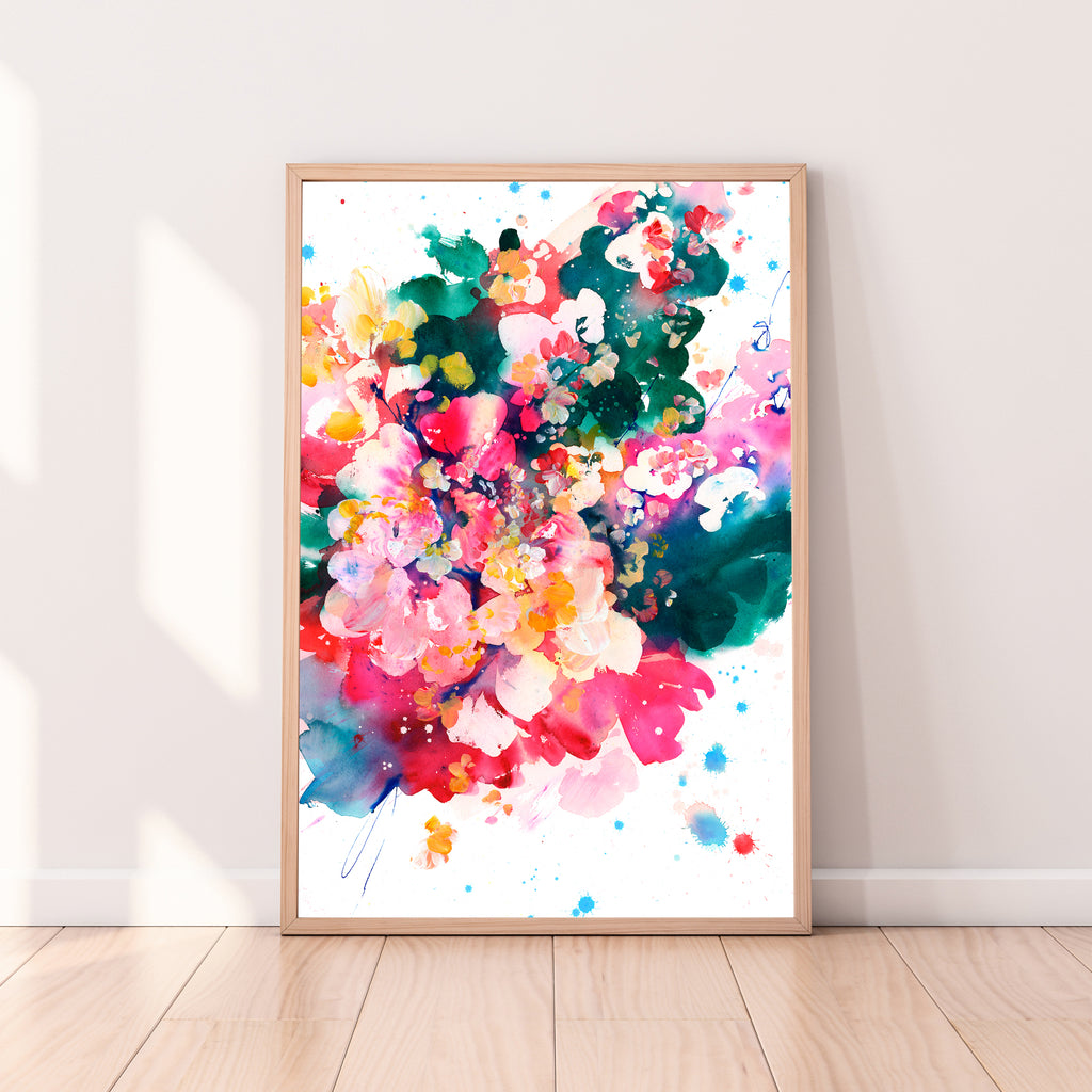 Blooming Heart, Art Print | CreativeIngrid - CreativeIngrid | Ingrid Sanchez
