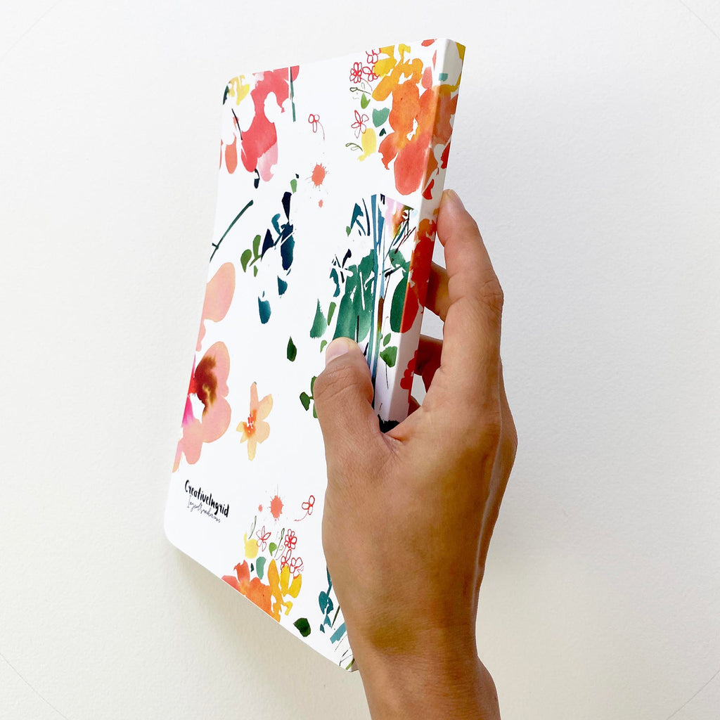 Happy thoughts, Large Softcover Notebook | CreativeIngrid - CreativeIngrid | Ingrid Sanchez