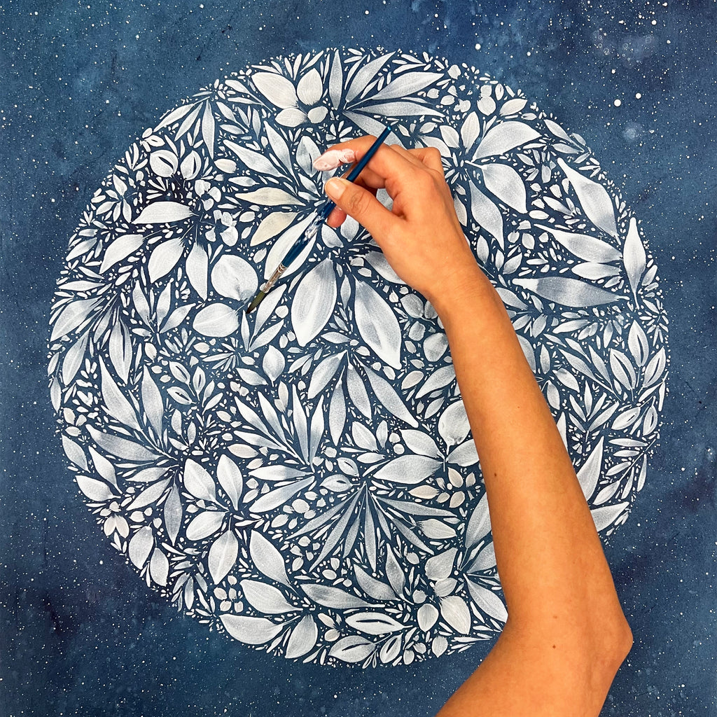 Full Snow Moon, Art Print | CreativeIngrid - CreativeIngrid | Ingrid Sanchez