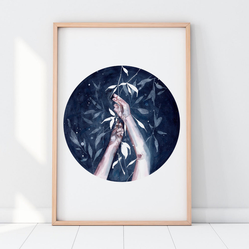 Moonlight Weaving, Art Print | CreativeIngrid - CreativeIngrid | Ingrid Sanchez