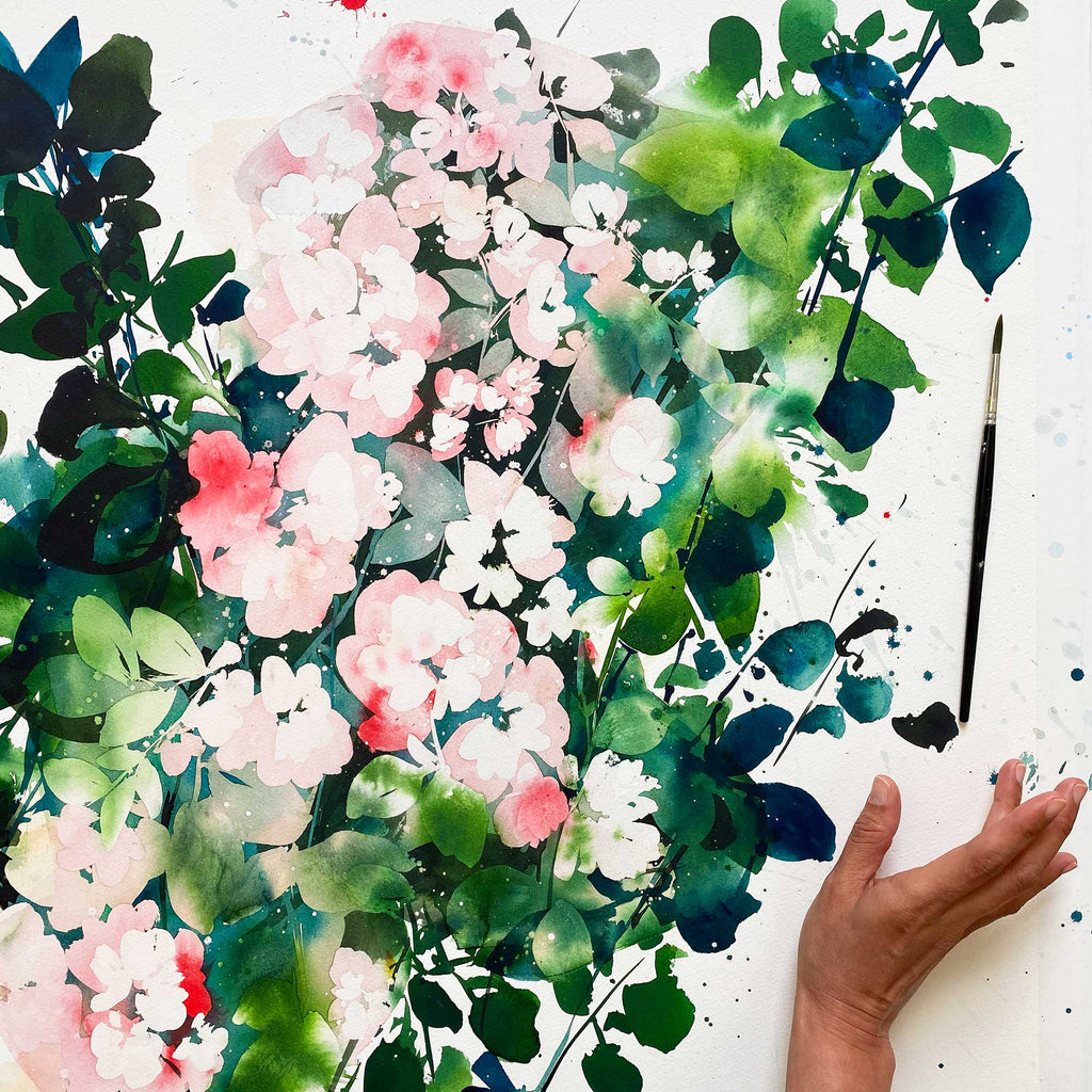 Rose Garden, Art Print | CreativeIngrid - CreativeIngrid | Ingrid Sanchez