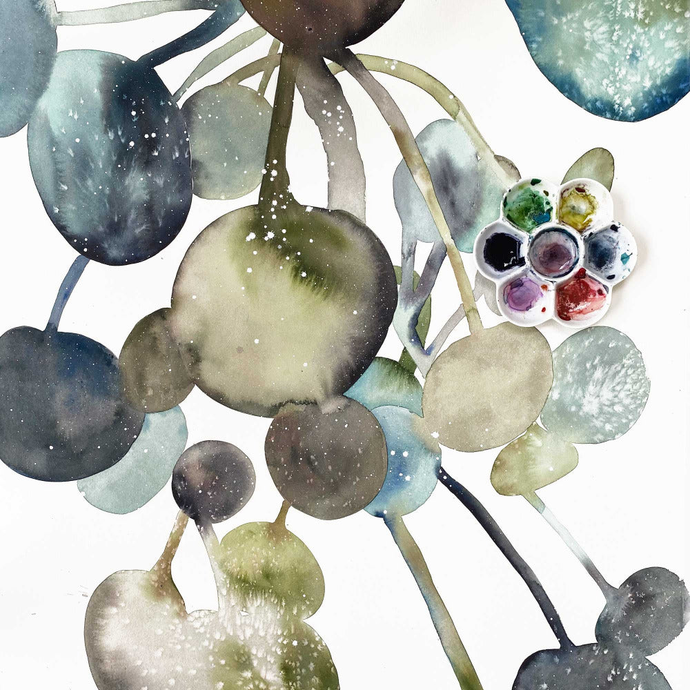 Pilea Leaves, Art Print | CreativeIngrid - CreativeIngrid | Ingrid Sanchez
