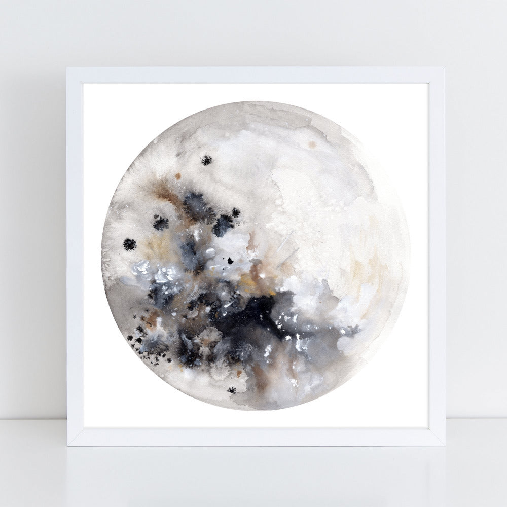 Silver Moon, Art Print | CreativeIngrid - CreativeIngrid | Ingrid Sanchez