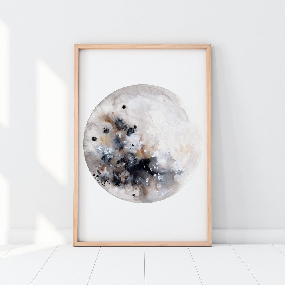 Silver Moon, Art Print | CreativeIngrid - CreativeIngrid | Ingrid Sanchez