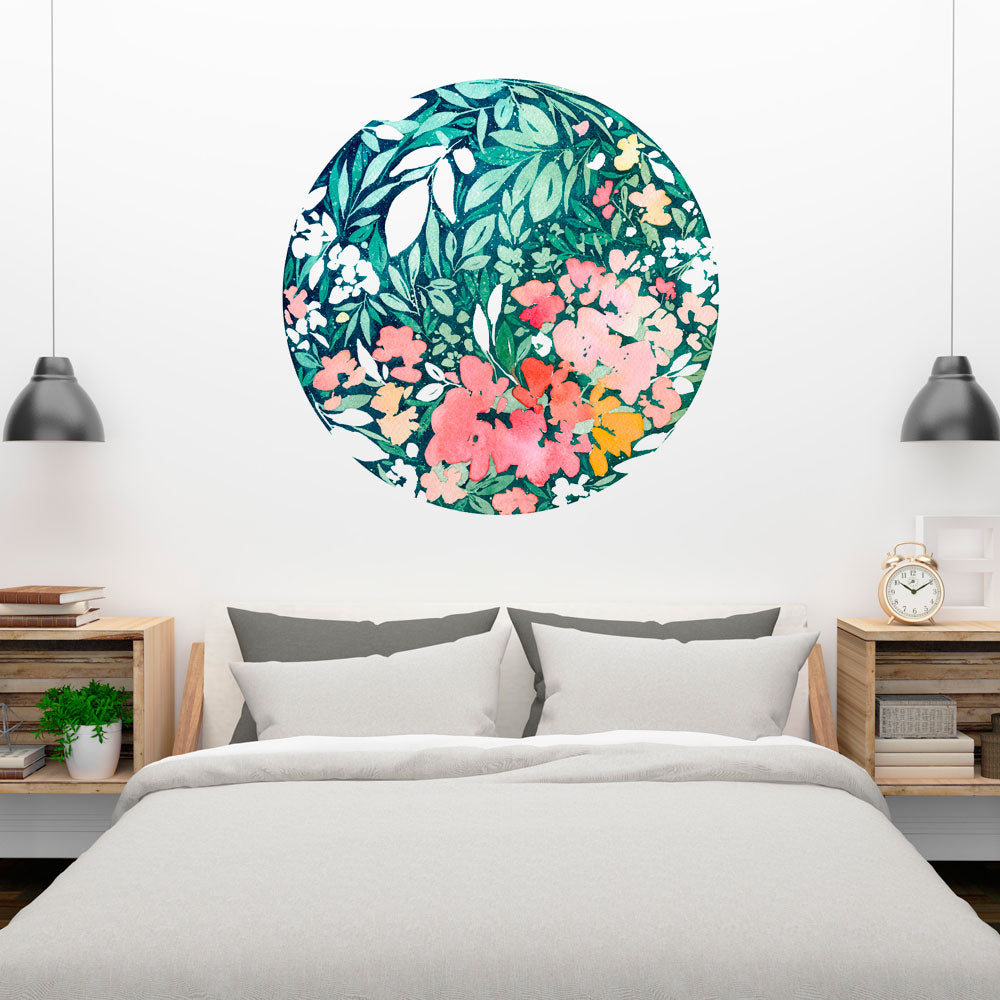 Snowy Bloom Wall Sticker | CreativeIngrid - CreativeIngrid | Ingrid Sanchez