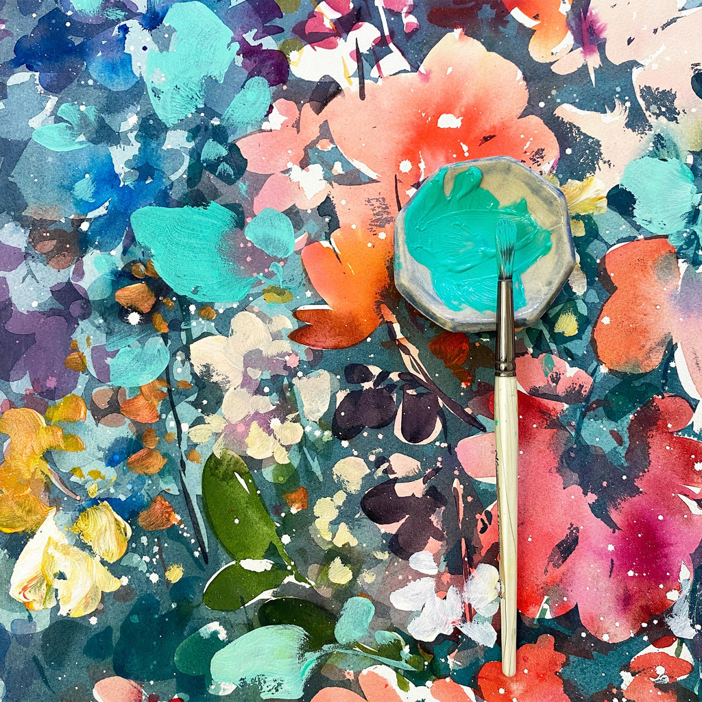 Blooming Night, Art Print | CreativeIngrid - CreativeIngrid | Ingrid Sanchez