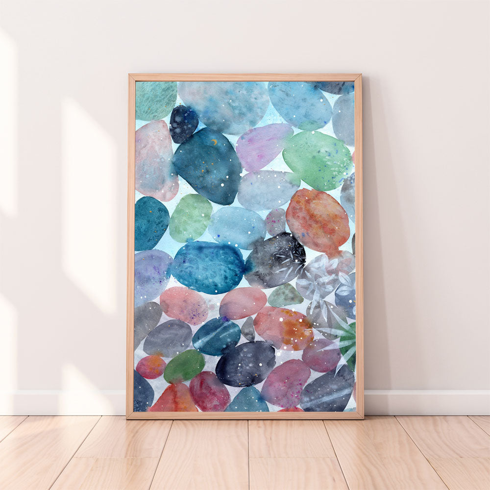 Cosmic Pebble, Art Print | CreativeIngrid - CreativeIngrid | Ingrid Sanchez