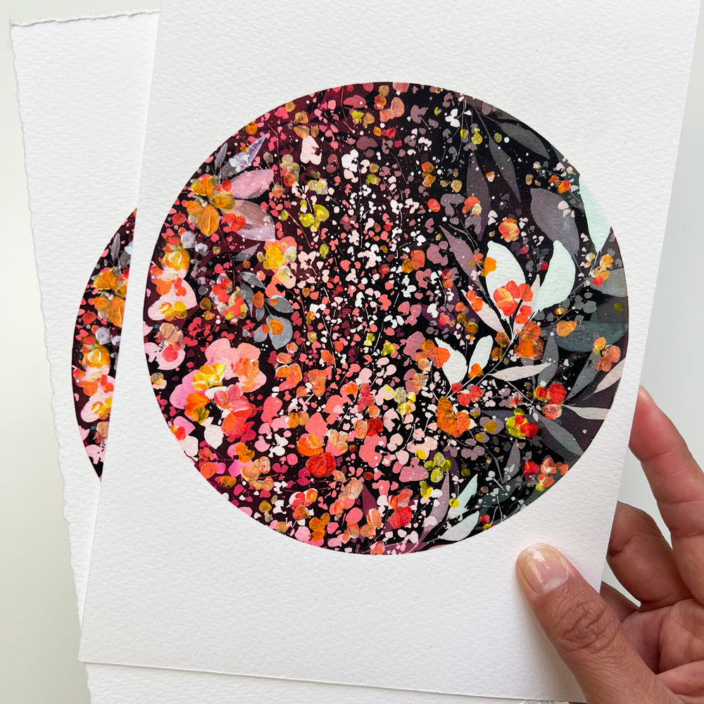 Floral Moonlit, Special offer - Art Print | CreativeIngrid