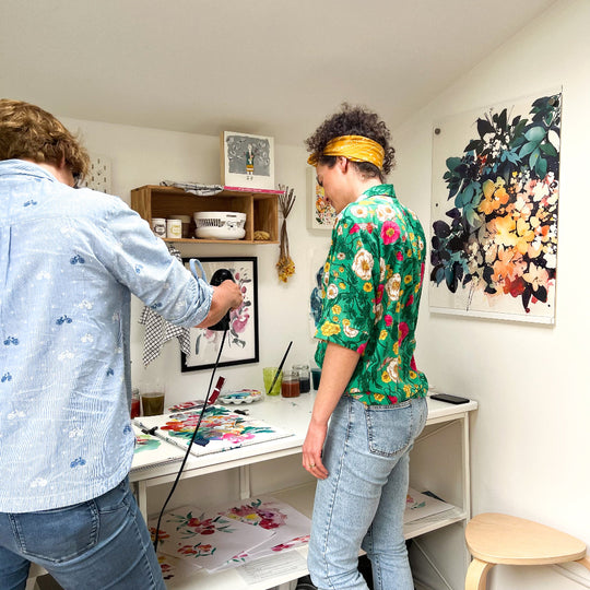 Floral Abstract Watercolor Workshop London | May 6th 2023