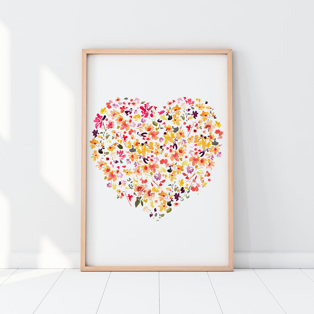 Floral Heart - CreativeIngrid | Ingrid Sanchez