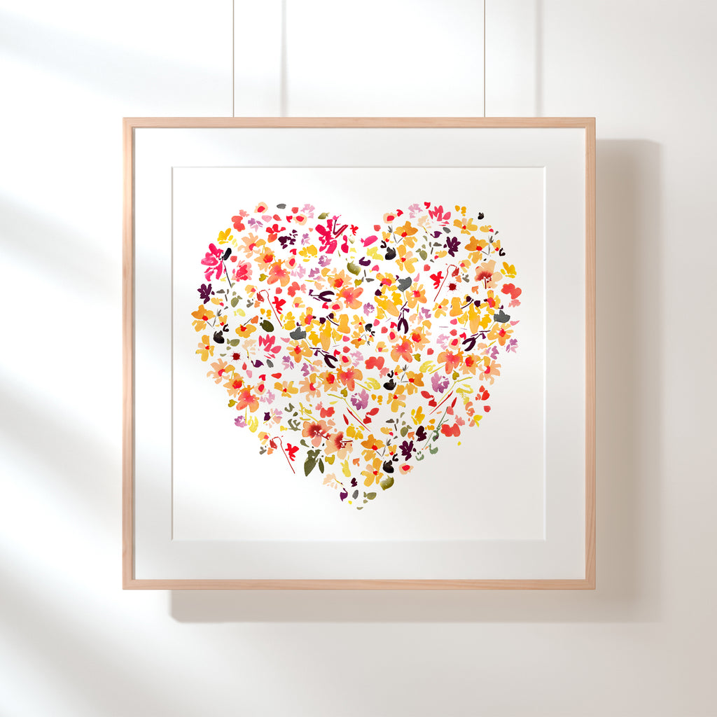 Floral Heart - CreativeIngrid | Ingrid Sanchez