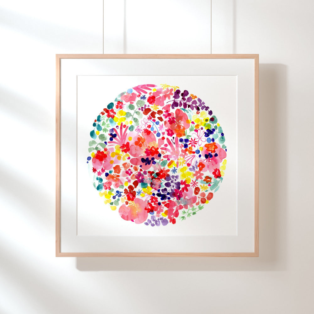 Flower Moon, Art Print | CreativeIngrid - CreativeIngrid | Ingrid Sanchez
