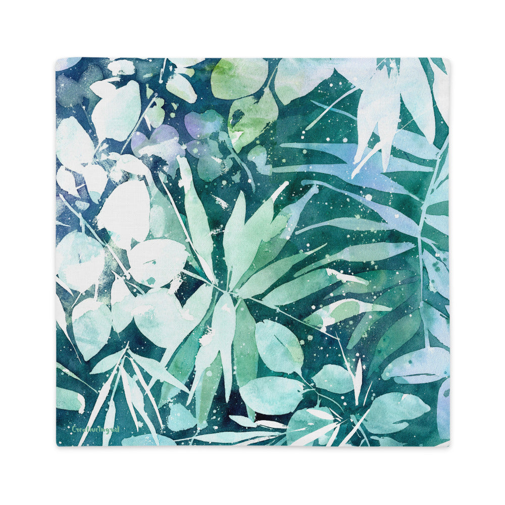 Jungle Dream, Turquoise Cushion Cover | CreativeIngrid - CreativeIngrid | Ingrid Sanchez