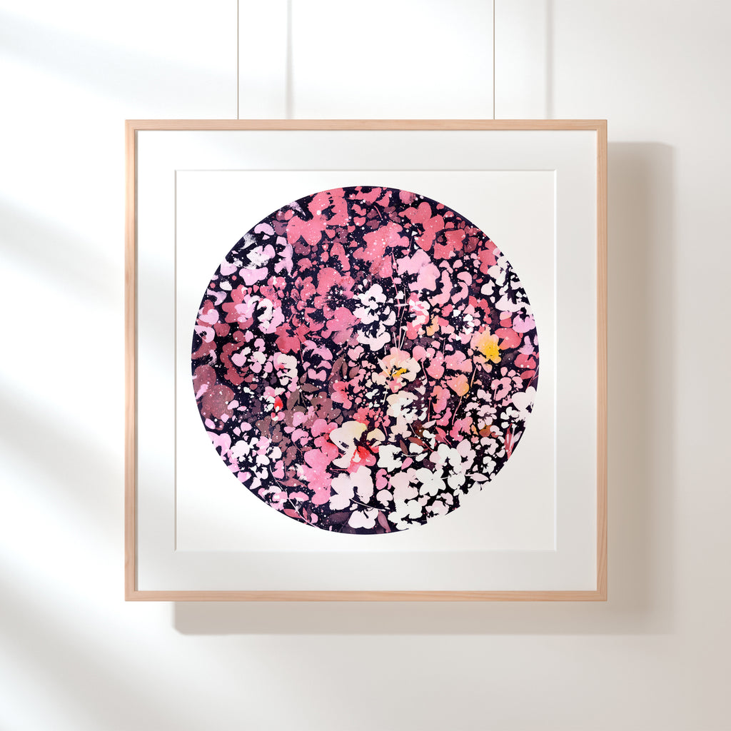 Under the Pink Moon, Art Print | CreativeIngrid - CreativeIngrid | Ingrid Sanchez