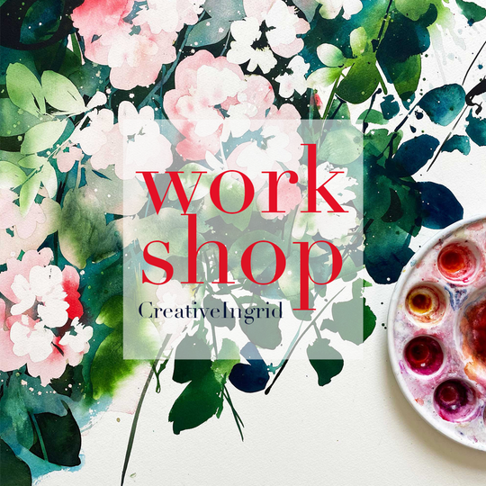 Floral Abstract Watercolor Workshop London | May 6th 2023