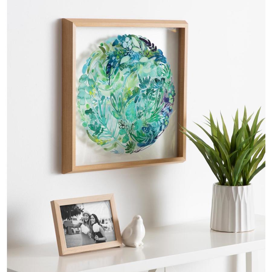 Greenery Framed Printed Glass. CreativeIngrid x Kate and Laurel.