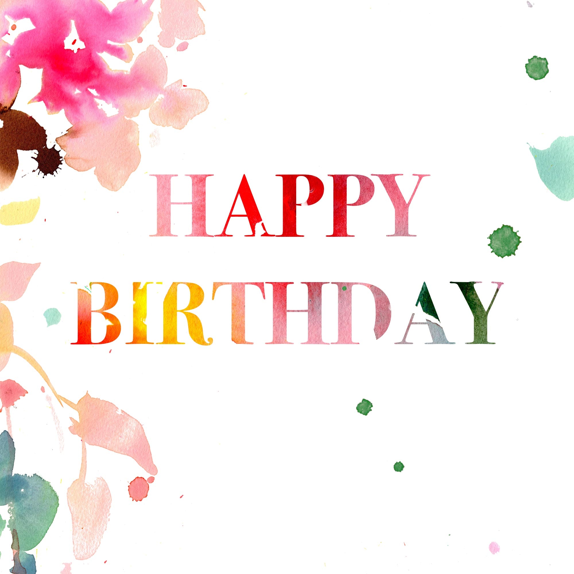 Happy Birthday Greeting Card. CreativeIngrid x Moonpig.